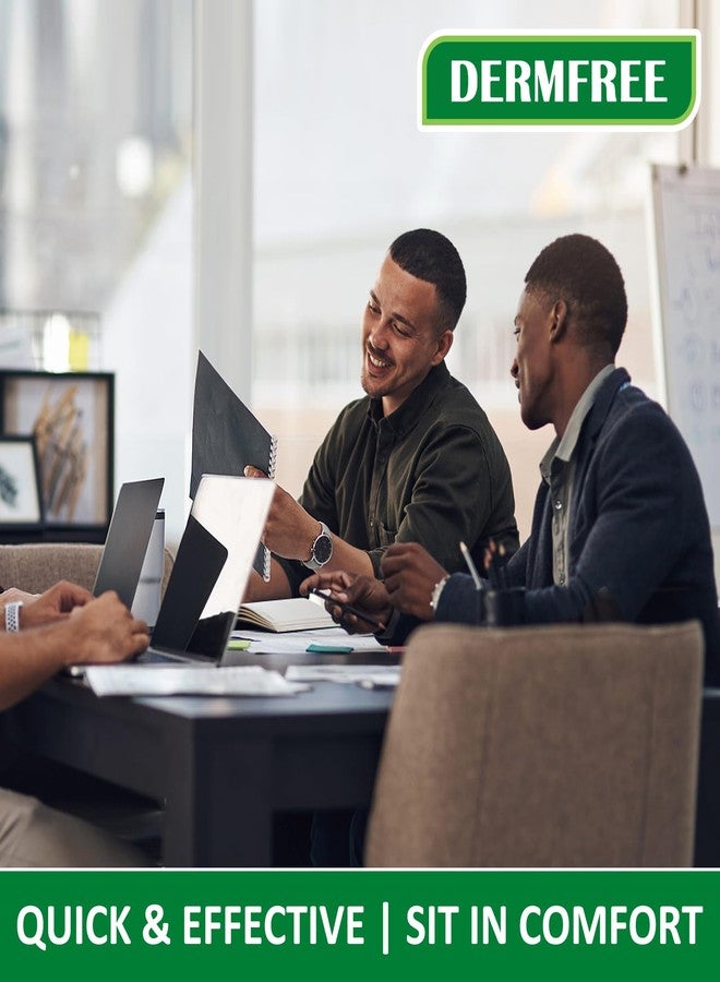 DERMFREE Hemorrhoid Treatment, Hemorrhoid Cream with Lidocaine 4%, Phenylephrine HCl 0.25%, Natural Aloe Vera & Borneol Cooling Formula, Soothing Discomfort, Hemorrhoids Cream for Women, Men (1.5 OZ) - Image 4