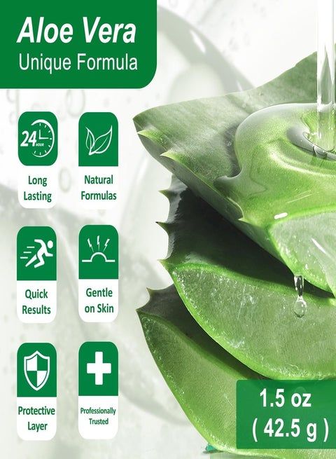 shampoo aloe vera gel Seven Minerals Organic Aloe Vera Gel - 1 Gallon - with 100% Pure Aloe From Freshly Cut Aloe Plant, Not Powder main image 0