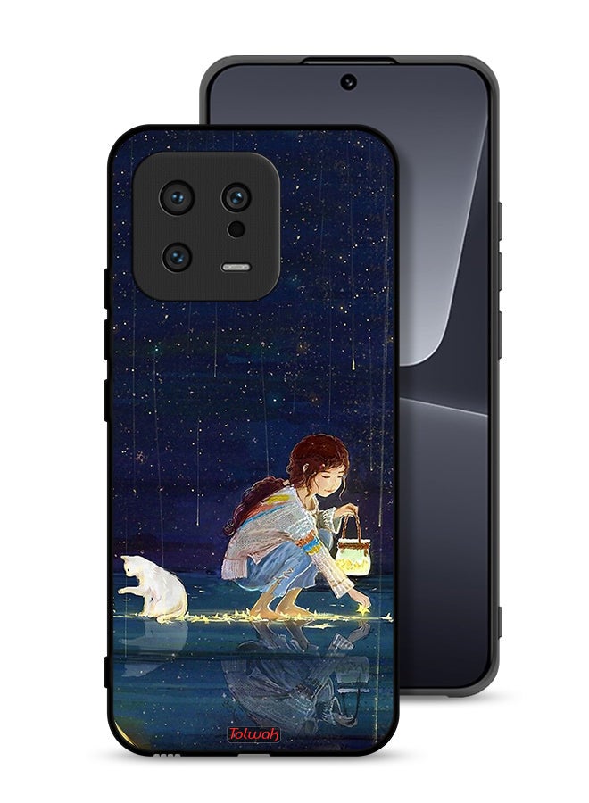 Tolwak Xiaomi 13 Protective Case Cover Collecting Stars Art - Image 1