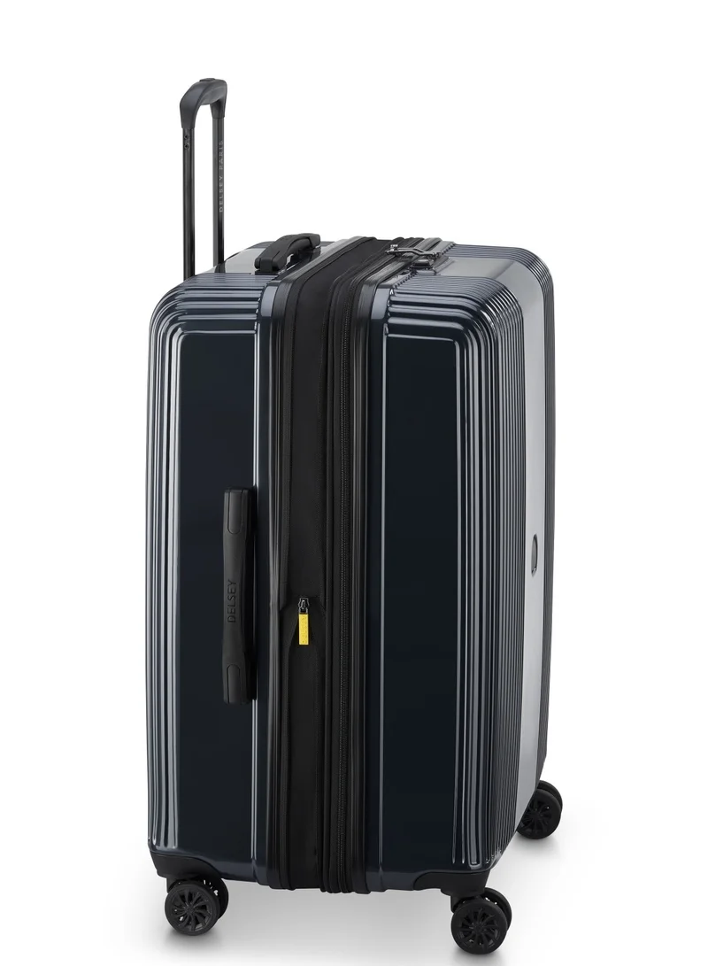 ديلسي _باريس Ophelie 70cm Hardcase 4 Double Wheel Expandable Check-In Luggage Trolley Glossy Blue - 00389381962ME