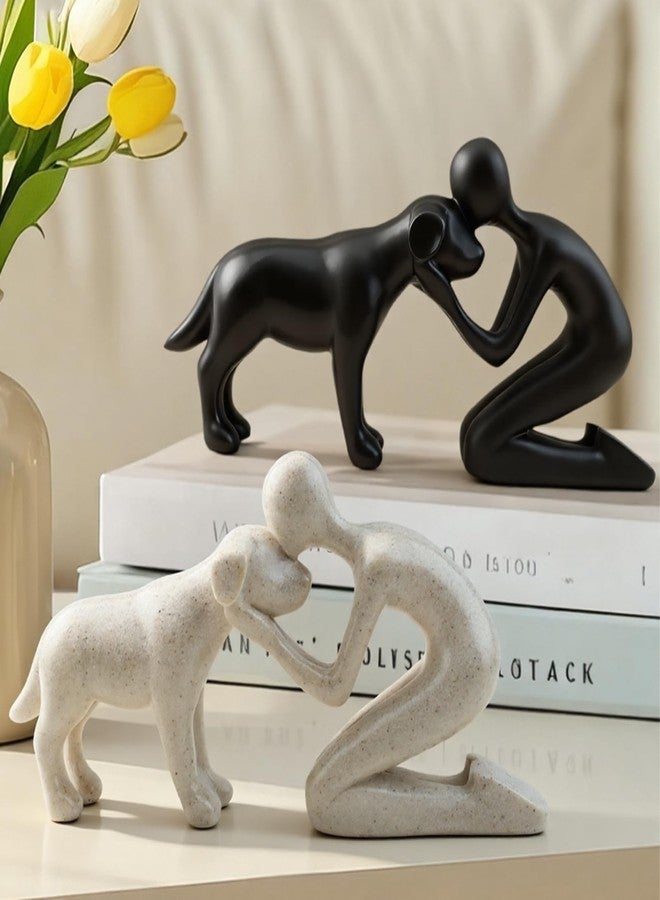 DearKeeps Dog Memorial Statues - Dog Memorial Gifts for Loss of Dog, Pet Memorial Ornament, Pet Sympathy Remembrance Gift (Sandstone) - Image 5