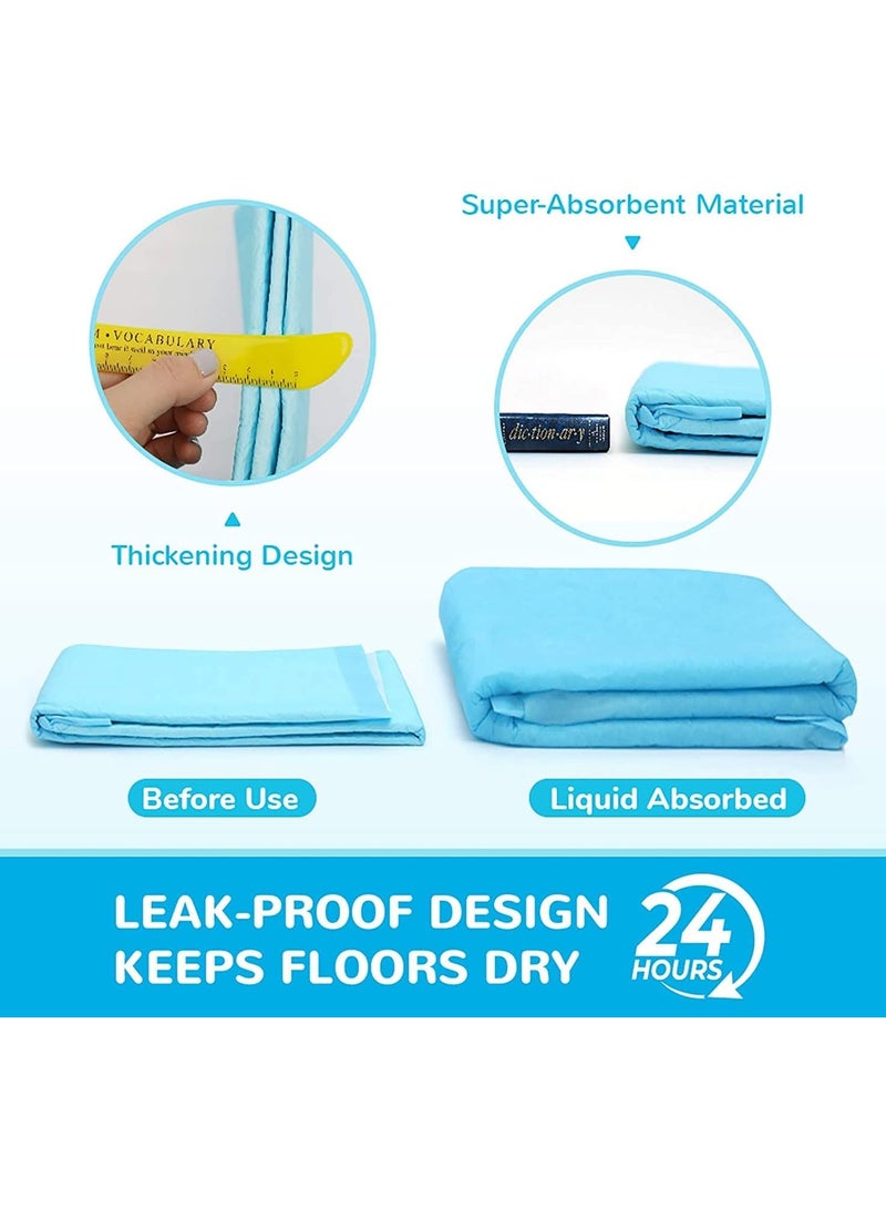 TYCOM Dog and Puppy Training Pads 40 Pack Disposable Dog Pee Pads Ultra Absorbent and Leak Proof Pet Underpads Dry Quickly Pee Pad for Dog Cats Rabbits or Other House Training Pets 60 By 60 CM. - Image 3