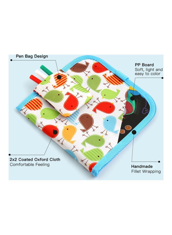 نيبمينينت 10-Page Erasable Drawing Pad With 6 Colour Pens Multicolour - Image 2