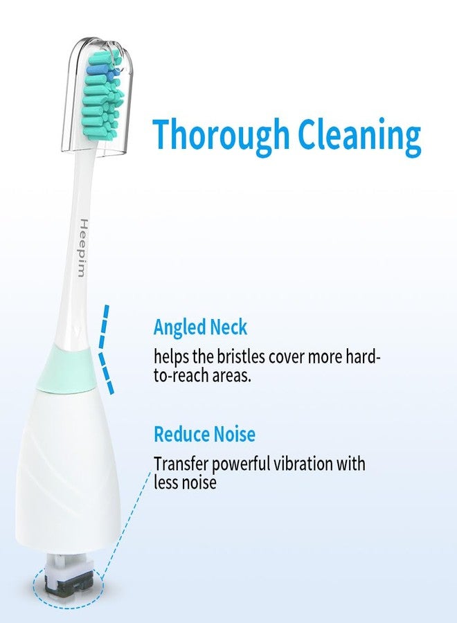 Heepim Replacement Toothbrush Heads for Philips Sonicare Electric Toothbrush, Replacement Brush Heads Compatible with Philips Sonicare Electric Toothbrush, 6Pack - Image 3