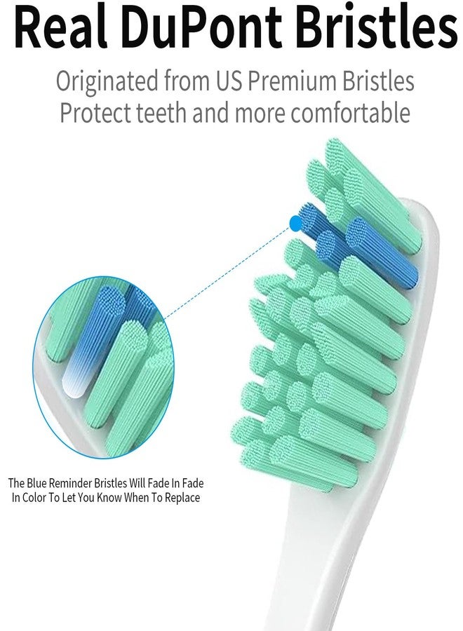 Heepim Replacement Toothbrush Heads for Philips Sonicare Electric Toothbrush, Replacement Brush Heads Compatible with Philips Sonicare Electric Toothbrush, 6Pack - Image 4