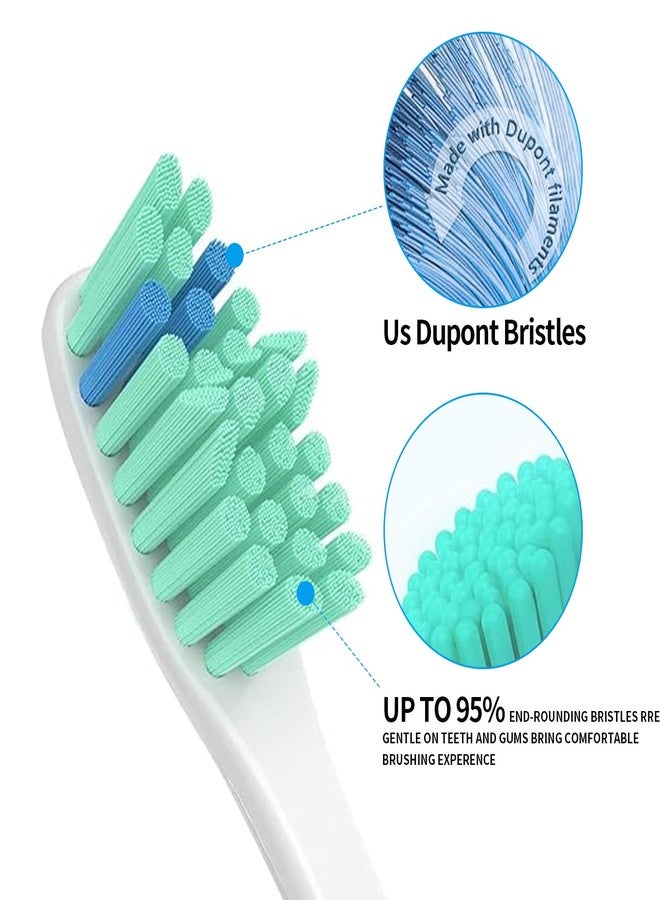 Heepim Replacement Toothbrush Heads for Philips Sonicare Electric Toothbrush, Replacement Brush Heads Compatible with Philips Sonicare Electric Toothbrush, 6Pack - Image 5