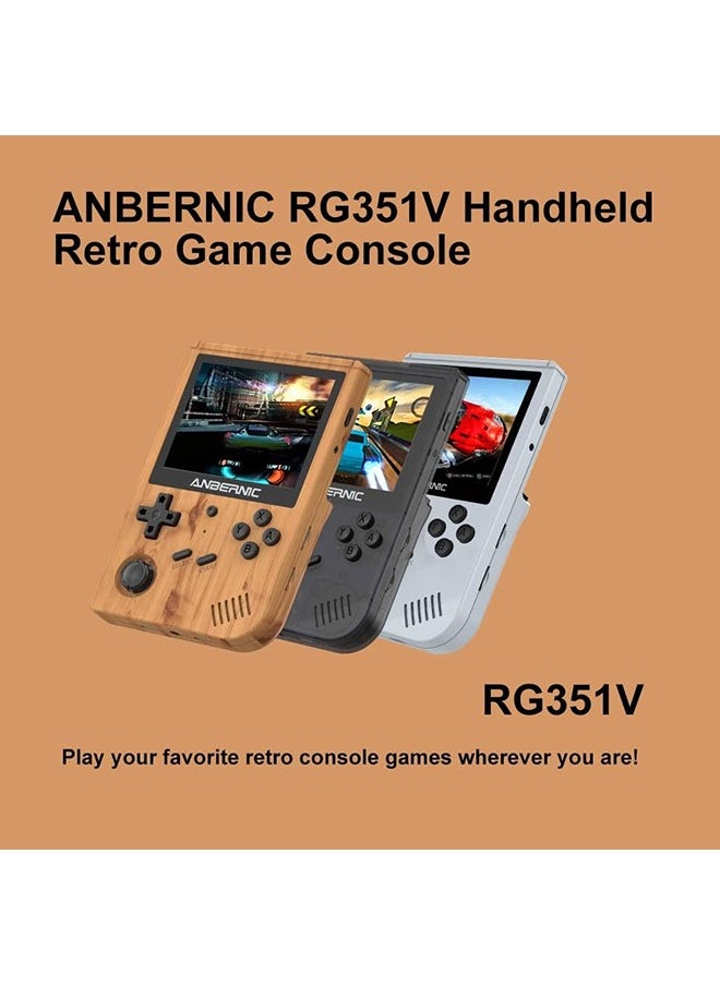 ANBERNIC  - RG351V Handheld Game Console Open Source System Built-in WiFi Online Sparring 64G TF Card 2500 Classic Games - Image 1