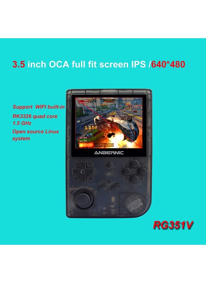 ANBERNIC  - RG351V Handheld Game Console Open Source System Built-in WiFi Online Sparring 64G TF Card 2500 Classic Games - Image 1