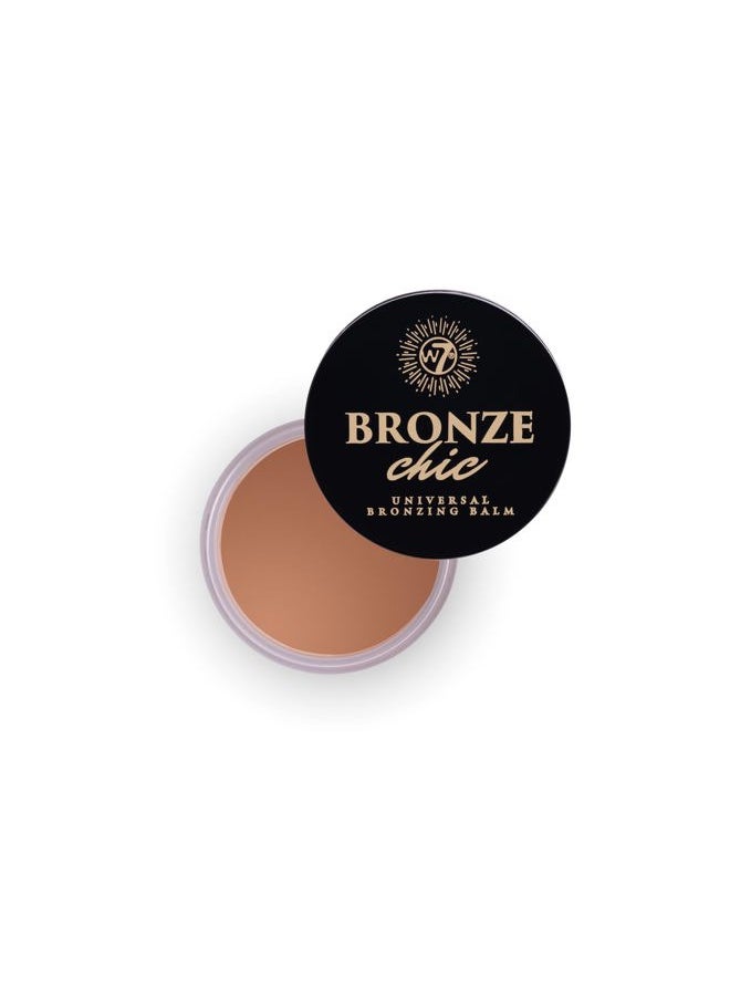 W7 Bronze Chic Bronzer - Cream Bronzing Balm - Contouring & Highlighting Vegan Makeup  - Image 1