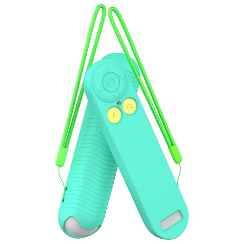 Wacanc Silicone Remote Case Cover for Nex Playground Game System Remote, Anti Slip Shockproof Remote Protective Sleeve Compatible with Nex Playground Game System Remote,Remote Case with Lanyard (Green) - Image 1
