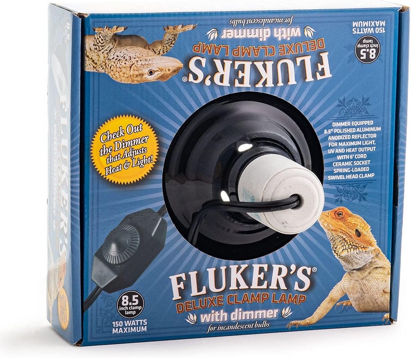 Fluker's 8.5-Inch Repta-Clamp Lamp with Dimmable Switch for Reptiles - Image 4
