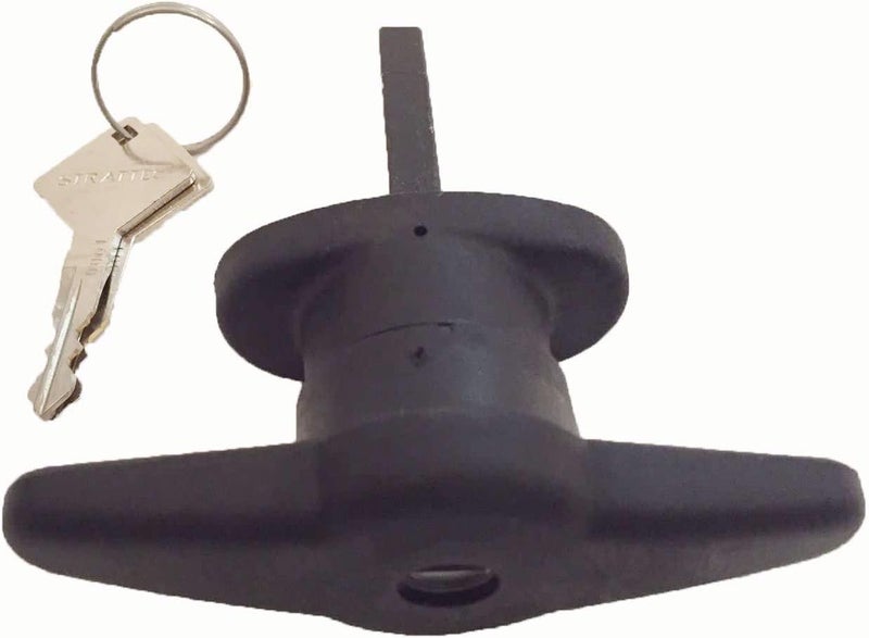 ARE T-Handle for Pickup Truck Camper Shell Door with 2 Keys and 2 Screws - Image 2