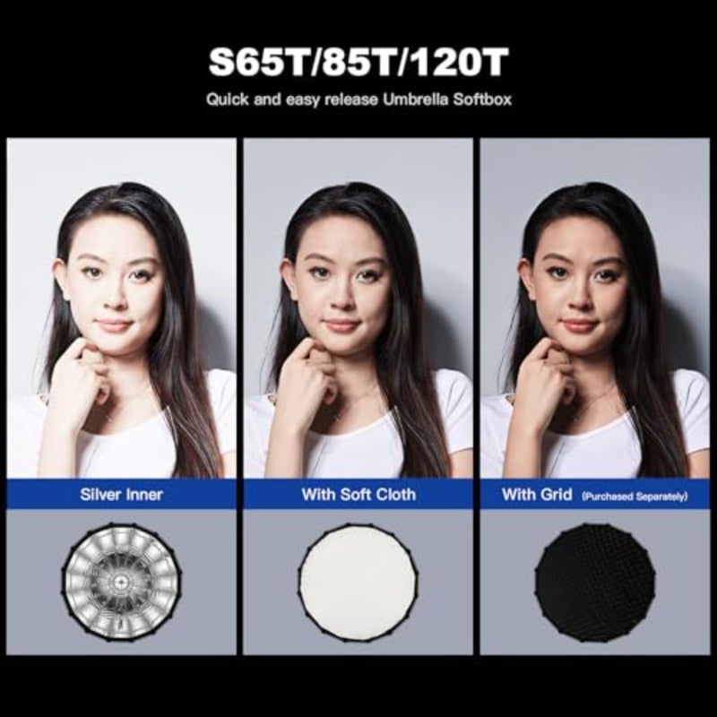 S85T 85 سم مع حقيبة حمل متينة لـ/لـ NEEWER/لـ SMALLRIG/لـ Aputure Bowens Mount Light - Image 5