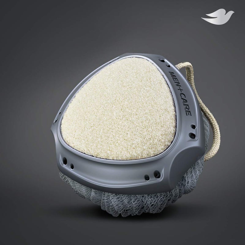 Dove Men+Care DOVE MEN + CARE Shower Tool For Stronger, Healthy-Feeling Skin Active Clean Scrubs and Exfoliates for a Deeper Clean With Body Wash, 4 Pack - Image 5