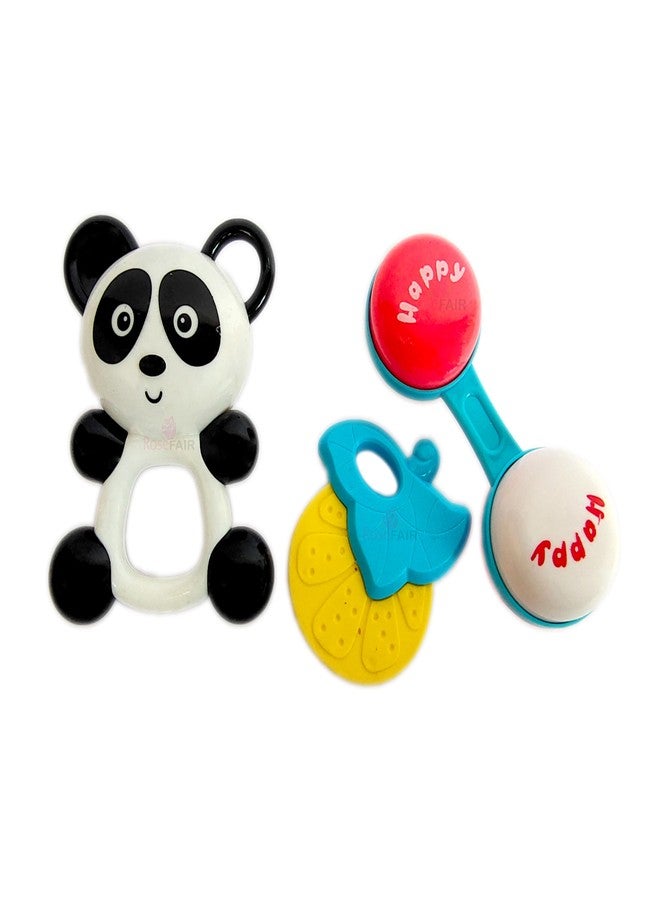 ROSEFAIR Plastic Baby Rattles Toys Set, Infant Grab Shake Rattle, Sensory Teether, Development Learning Music Toy, Newborn Gift 0-12 Months, Multicolor (Multicolor-03) - Image 1