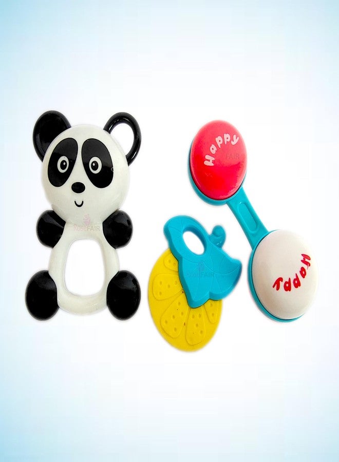 ROSEFAIR Plastic Baby Rattles Toys Set, Infant Grab Shake Rattle, Sensory Teether, Development Learning Music Toy, Newborn Gift 0-12 Months, Multicolor (Multicolor-03) - Image 5