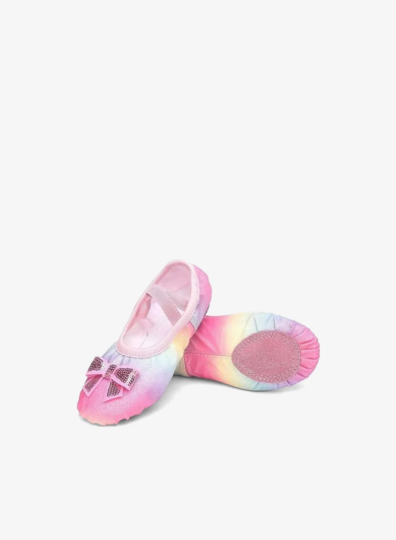 Onesports Sparkle Rainbow Ballet Shoes