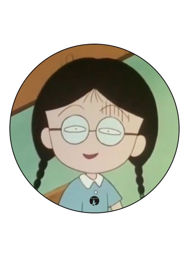 RKN Anime Chibi Maruko Chan Theme Printed Fridge Magnet  Green/Blue/Black - Image 1