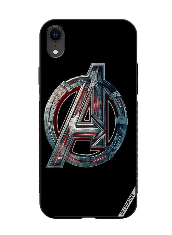 Protective Case Cover For Apple iPhone XR Avenger Design Multicolour