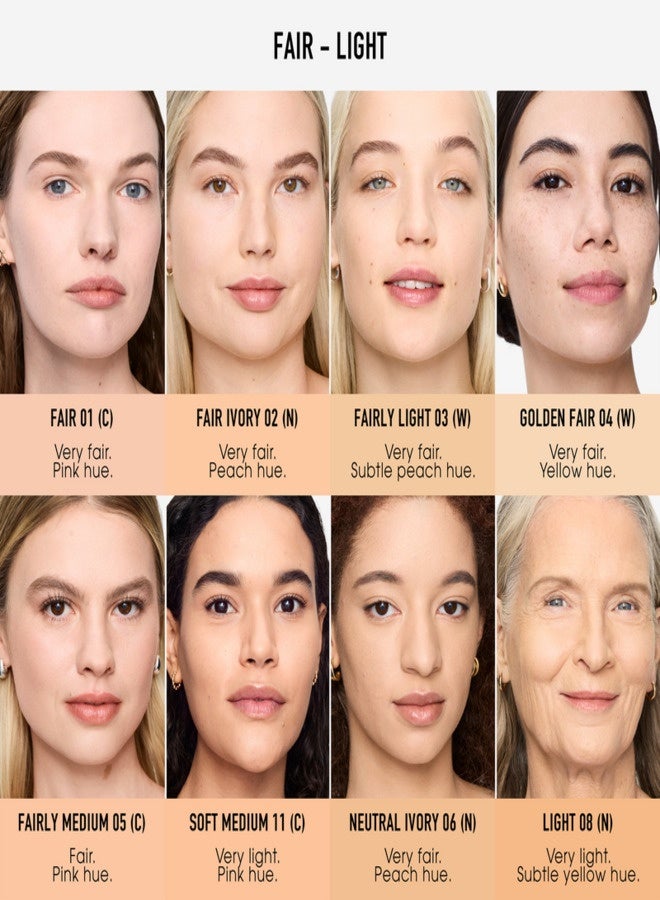 بودرة أساس معدنية مضغوطة أصلية من bareMinerals، عامل حماية من الشمس 15 - 08 خفيف | تغطية قابلة للبناء، خالية من التلك، 9 غرام - Image 4