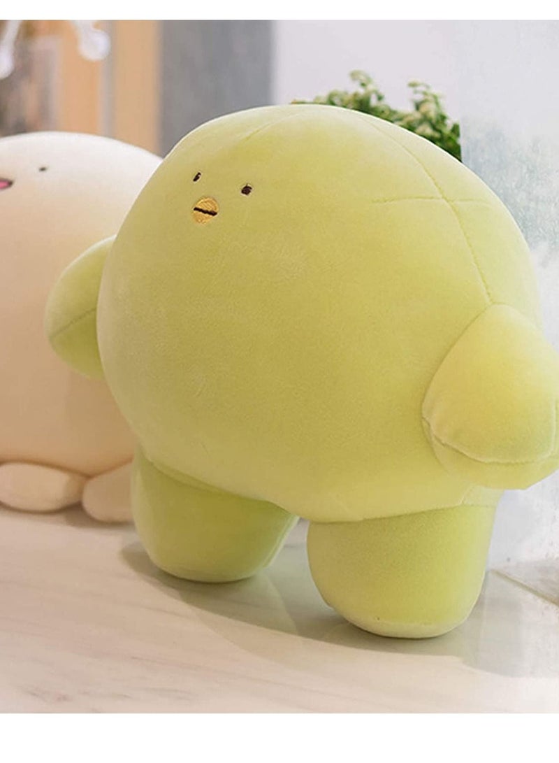 SYOSI Green penguin 9 inch Cute Penguin Plush Stuffed Animal Body Pillow Fat Cartoon Cylindrical Body Pillows for Kids, Super Soft Hugging Toy Gifts for Bedding, Kids Sleeping Nap Kawaii Pillow - Image 2