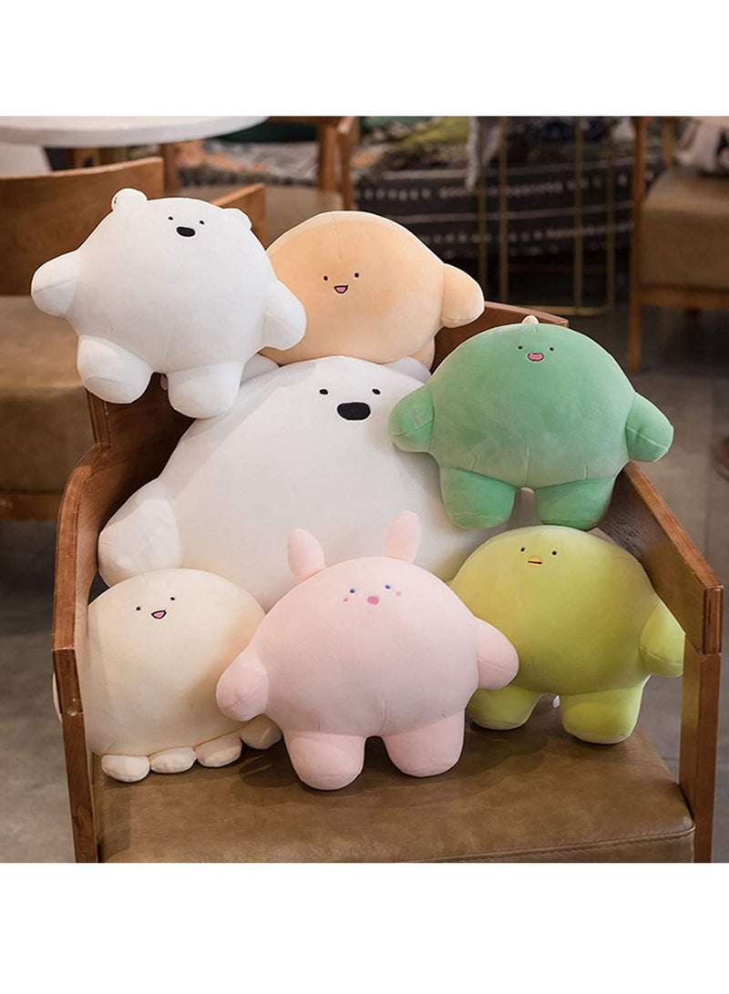 SYOSI Green penguin 9 inch Cute Penguin Plush Stuffed Animal Body Pillow Fat Cartoon Cylindrical Body Pillows for Kids, Super Soft Hugging Toy Gifts for Bedding, Kids Sleeping Nap Kawaii Pillow - Image 5