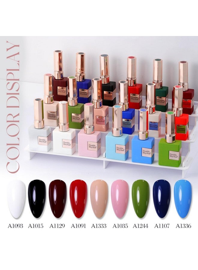 دابل ريذم طلاء أظافر جل 15 مل، شفاف بنفس اللون، نفس الزجاجة، نقع من جل طلاء الأظافر الفني في صالونات الأظافر، يمكنك صنعه بنفسك في المنزل، هدايا للفتيات والنساء (Soft Pinka1088) - Image 4