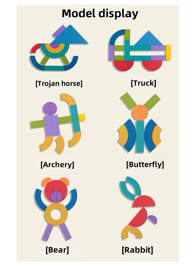 Preschool Montessori Kids Puzzle Set Wooden Animal Educational Game For Toddlers With Tin Storage Box Early Learning And Motor Skill Training Activity Gift For Toddlers - Image 4