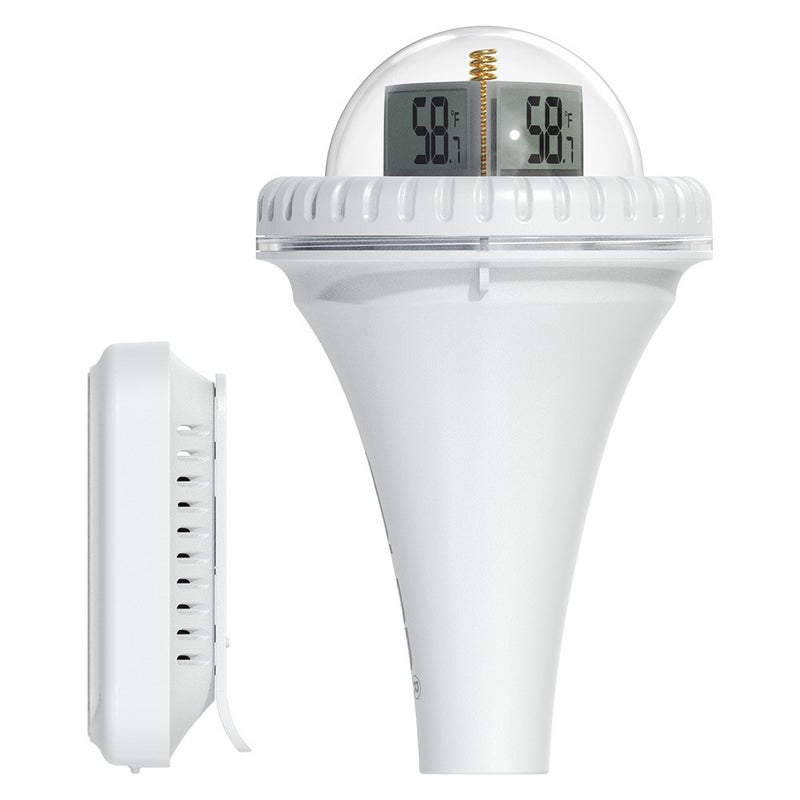 Pool Thermometer Floating Easy Read Digital Pool Temperature Thermometers Wireless 12H/24 Mode Floating Thermometer for Ice Bath/Hot Tub/Fish Tank - 197ft - Image 4