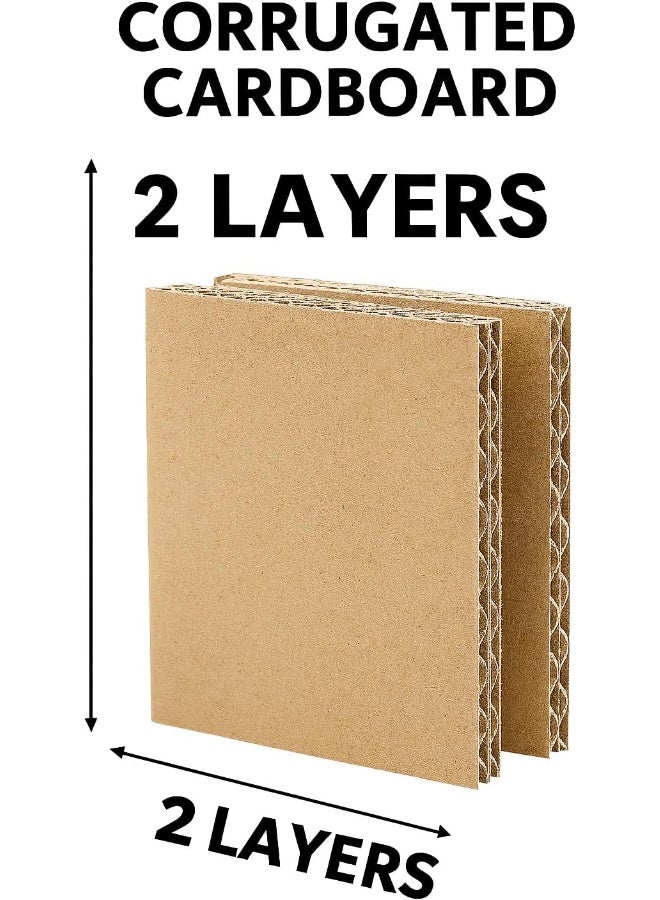 KOVAR Double Wall Corrugated Cardboard Moving Box, Large, Brown, Recyclable Storage and Shipping Carton (5 pcs, 45x45x45cm) - Image 3