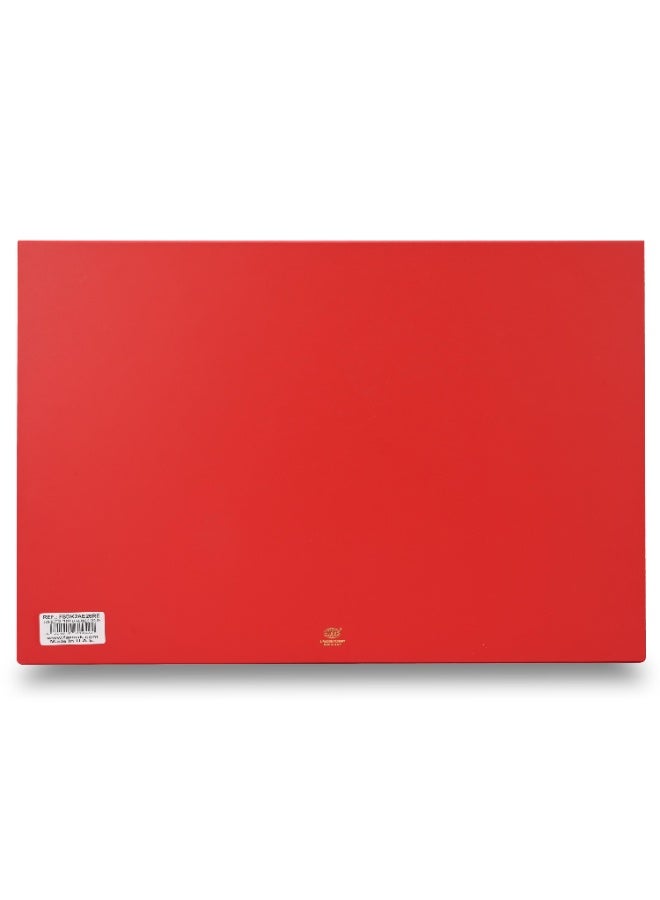 FIS مخطط السنة 2026 - لوحة مكتب حمراء من PVC، 490x340 مم، 12 ورقة شهرية، ثنائية اللغة (إنجليزية/عربية)، مثالية للاستخدام على المكتب، ملاحظات يومية وتذكيرات - FSDK2AE26RE - Image 4