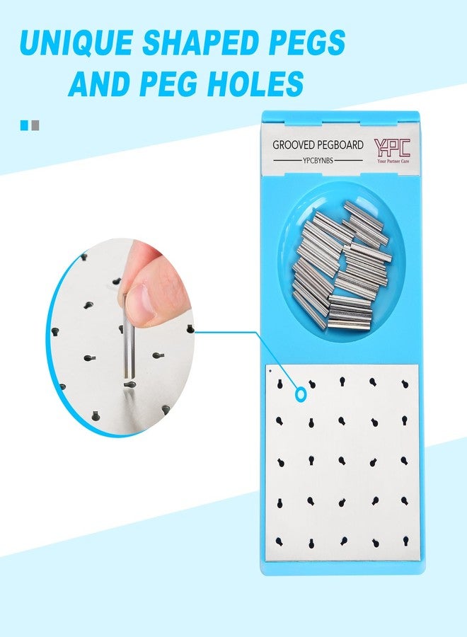 YPCBYNBS Grooved Pegboard for Rehabilitation, Physical Therapy and Occupational Tharepy, Dexterity Test to Improve Visual Motor Coordination & Finger Dexterity - Image 3
