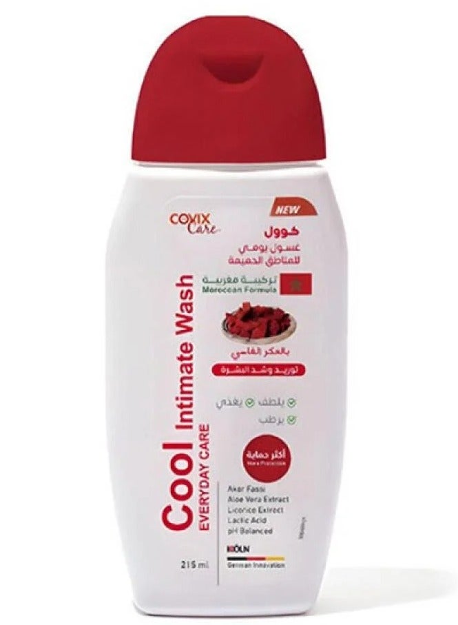 كوفيكس كير غسول كوفيكس كير كول للمناطق الحساسة، للعناية اليومية بخلاصة عكر فاسي - 215 مل - Image 1