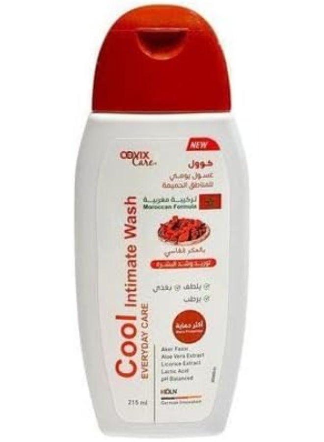 كوفيكس كير غسول كوفيكس كير كول للمناطق الحساسة، للعناية اليومية بخلاصة عكر فاسي - 215 مل - Image 3