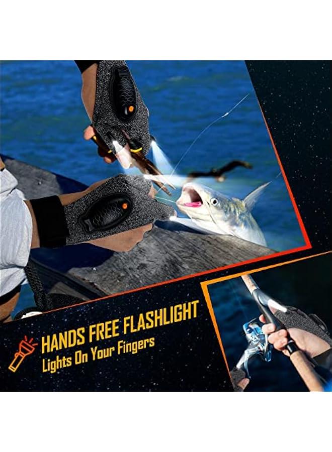 Arabest Rechargeable LED Flashlight Waterproof Gloves -  Stocking Stuffer Gifts for Men,Cool Gadgets Hands Free Light Gloves Tool for Men Women Husband Boyfriend Mechanics Night Fishing - Image 5