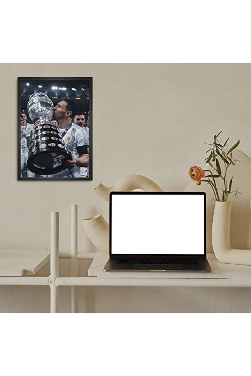 LAMRON Messi Copa America Victory Framed Poster - Image 2