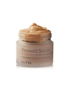 Blithe Pressed Serum Chaga Mushroom Advanced Skin Tightening Cream For Face Face Tightening And Lifting Formula For A Natural Face Lift 0.91 Fl Oz  - Image 1