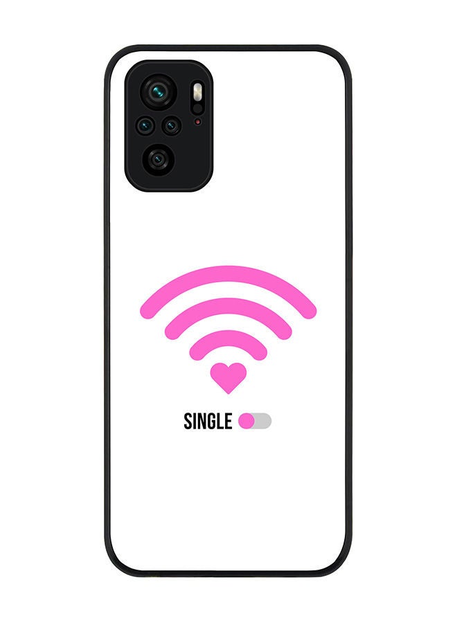 Stylizedd Rugged Black edge case for Redmi Note 10S/Redmi Note 10 4G Slim fit Soft Case Flexible Rubber Edges Anti Drop TPU Gel Thin Cover - Wifi Single Girl - Image 1