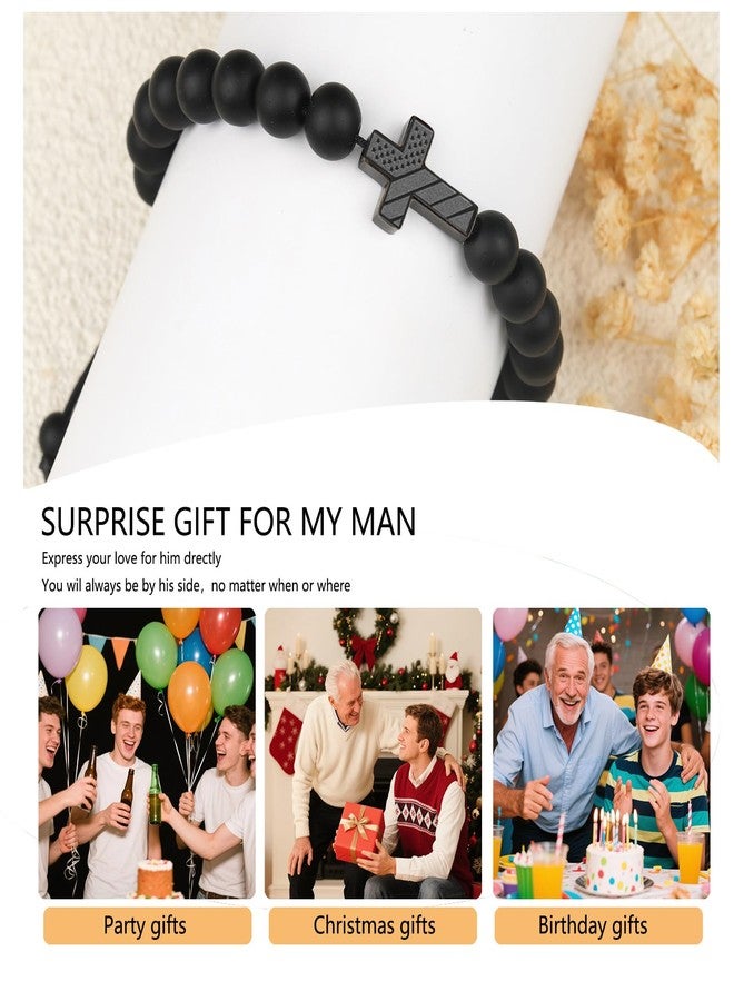 CXLDTE Easter Basket Stuffers Gifts Gifts for Kids Teen Boys Gift Ideas, To My Son Bracelet from Mom Cross Bracelet for Men Baptism Christian Confirmation Birthday Gifts for Teens Teenage Boys - Image 5