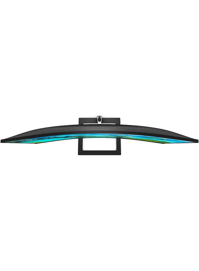 Philips 32-Inch Monitor, 322E1C, FHD Curved VA panel, VGA, HDMI/DisplayPort connectivity, AMD FreeSync technology Black - Image 4