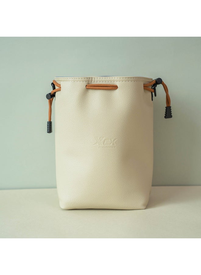 For sony ZVE10 CameRa Bag Canon R50 StoRage Bag Nikon Z30 MicRo SlR Lens Bag Fuji XS20 LineR-Color:Off-white Storage Bag Large  - Image 1