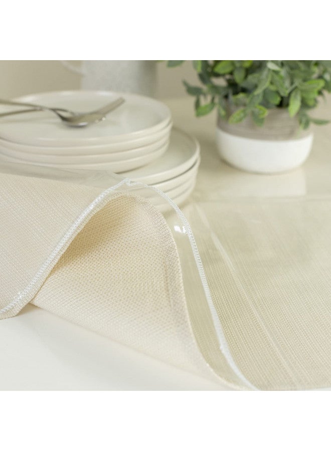 Benson Mills Heavy Duty Clear Plastic Tablecloth Protector, 100% Waterproof Table Cloth, Oil Spill Proof, Table Cover for Dining Tables, Parties and Holidays (60" x 108" Rectangular) - Image 4