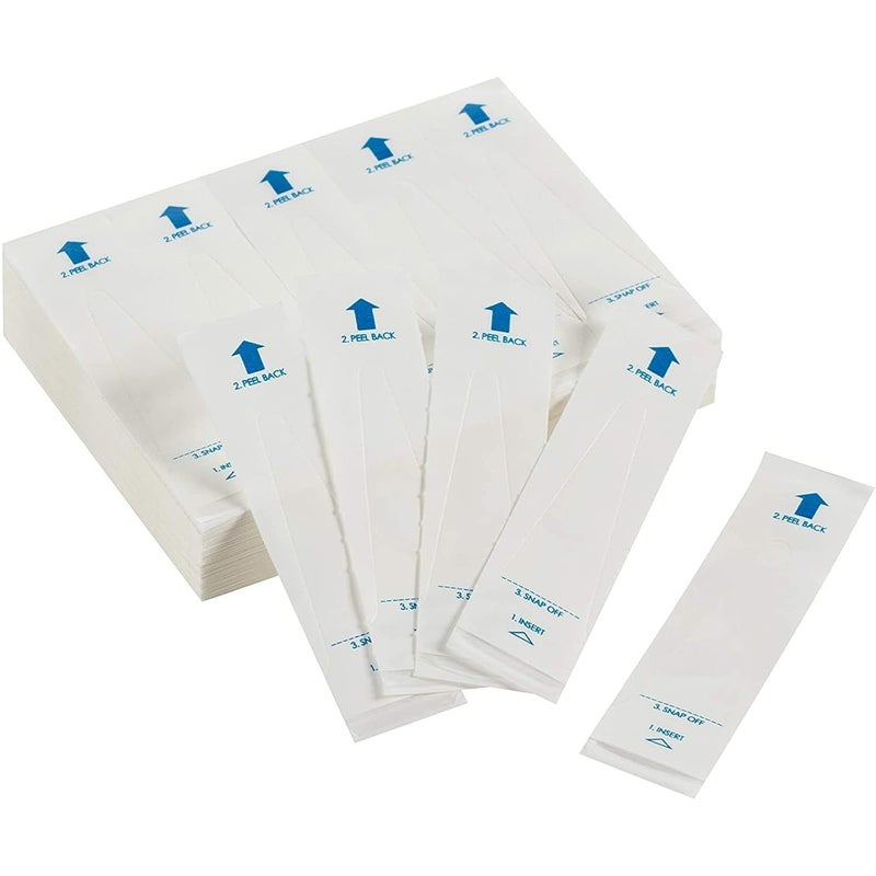 Juvale 500 Pack Disposable Digital Thermometer Covers - Oral Temperature Reading Sleeves (1 x 3.75 in) - Image 1