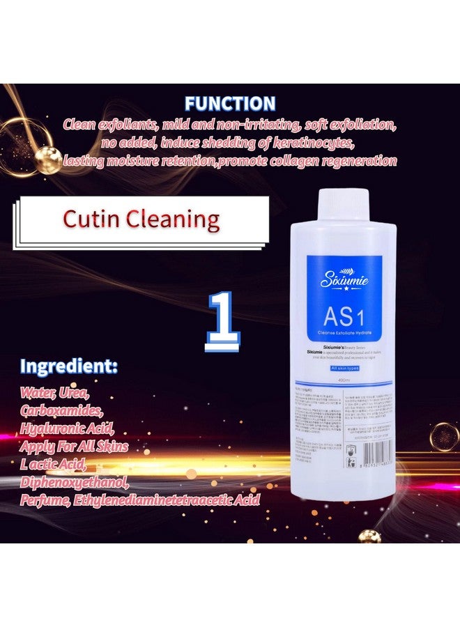 Marfort Marfort AS1 SA2 AO3 Aqua Peeling Solution Top Salon Skin Scrub Hydra Skin Scrub Special Solution Small Bubble Solution (40fl oz) - Image 2