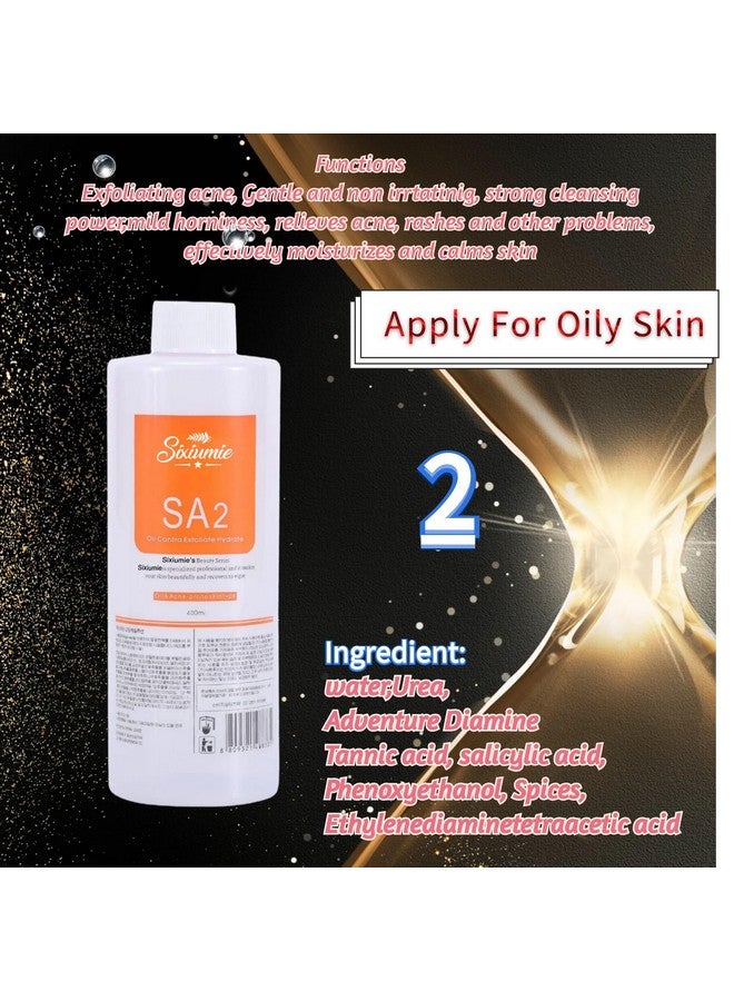 Marfort Marfort AS1 SA2 AO3 Aqua Peeling Solution Top Salon Skin Scrub Hydra Skin Scrub Special Solution Small Bubble Solution (40fl oz) - Image 3