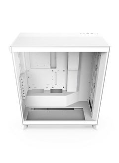 NZXT H7 Flow RGB Mid-Tower ATX Airflow Case with RGB Fans, Dedicated GPU Cooling, Easily Manage Cables, 10-Fan Capacity, Top I/O Ports, Tool-less Panel Access, CM-H72FW-R1 | White  - Image 3