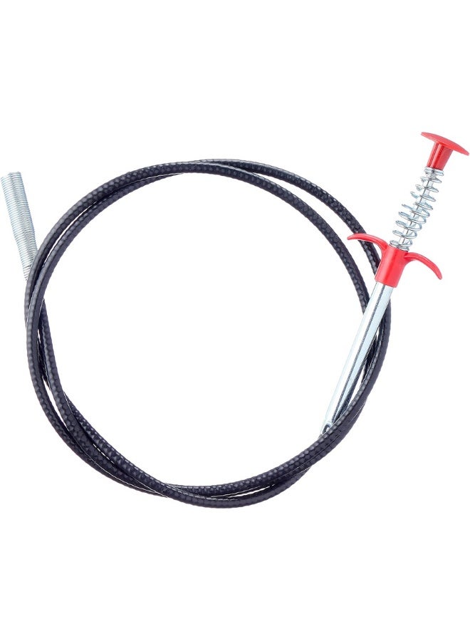 Basin Wiring Tool 90 cm, Stainless Steel, Sink Plunger and Drain  - Image 1
