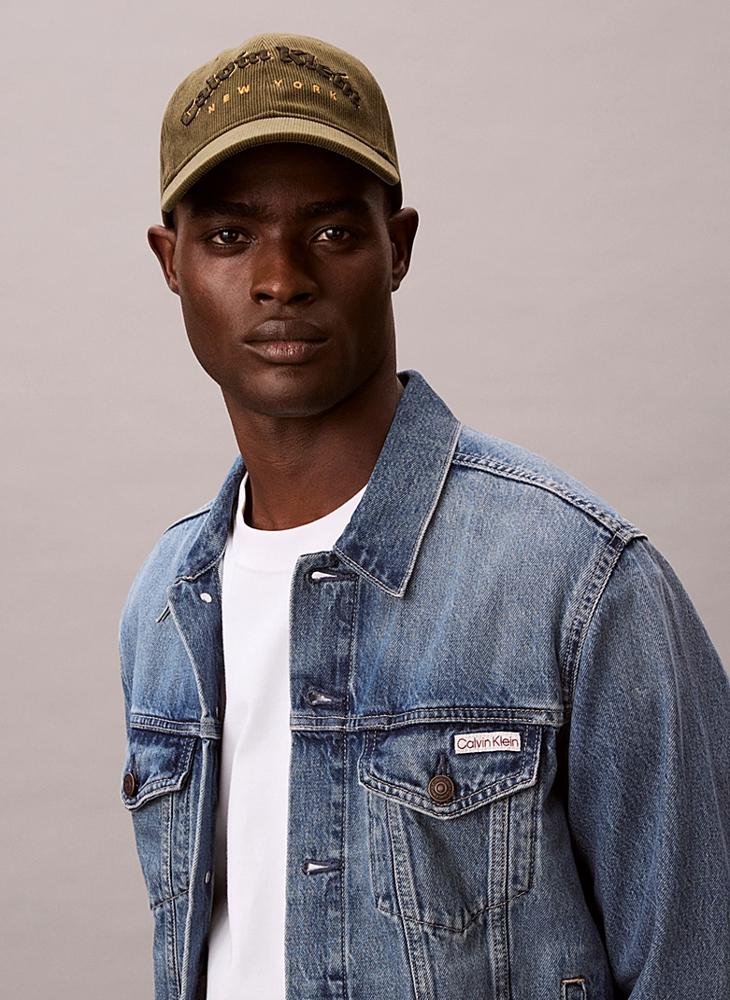 CALVIN KLEIN Graphic Curve Peak Cap - Image 1