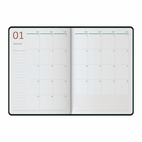 Anupam Daily Notes A5 | 256 Pages | 80gsm | Matte PVC Hard Cover Notebook With Matching Elastic | Special Pages For Details, Notes, Undated Calendar | Elegant Foiling On Cover (Maroon) - Image 2