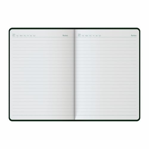 Anupam Daily Notes A5 | 256 Pages | 80gsm | Matte PVC Hard Cover Notebook With Matching Elastic | Special Pages For Details, Notes, Undated Calendar | Elegant Foiling On Cover (Maroon) - Image 3